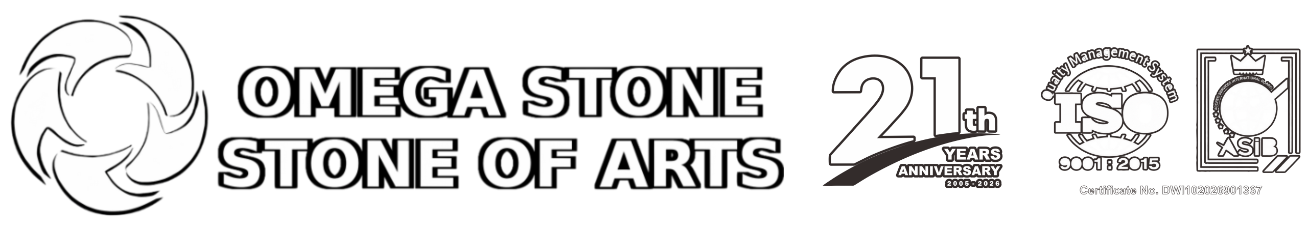 omegastone_21 logo-omega-stone-20th-anniv-bnw